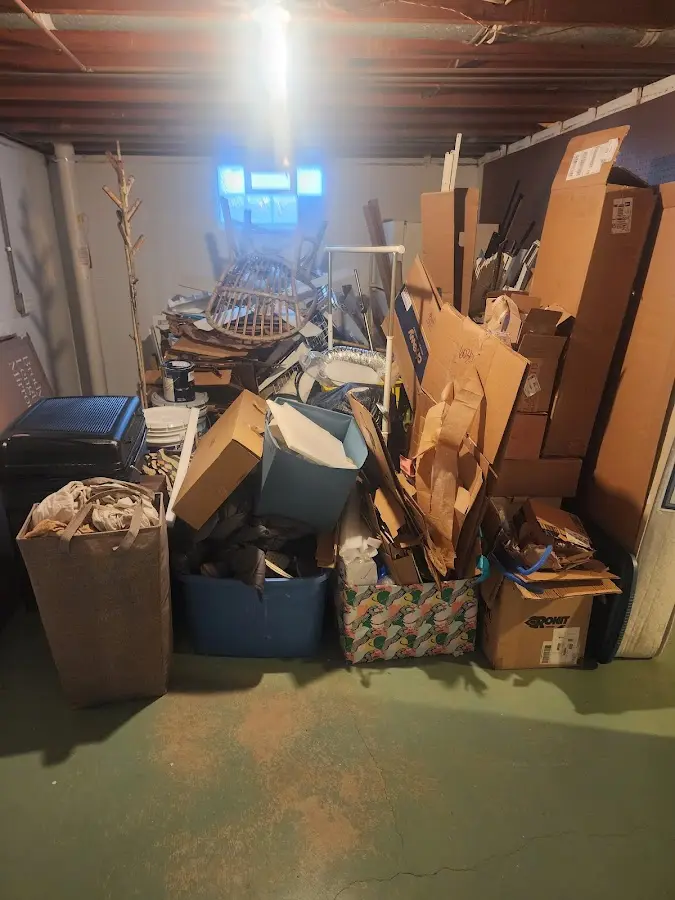 Roll-off dumpster container at job site for Roll Off Dumpster Rental in Oregon